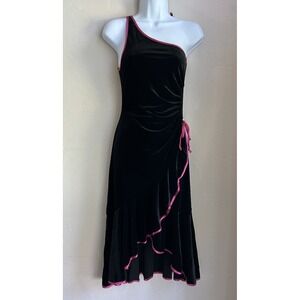 Vintage Y2K Jodi Kristopher Velvet Dress S Fairy Grunge Formal Prom Hoco NWT